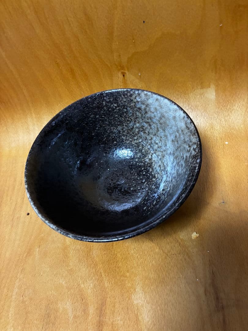 黒色 茶碗 直径約10cm