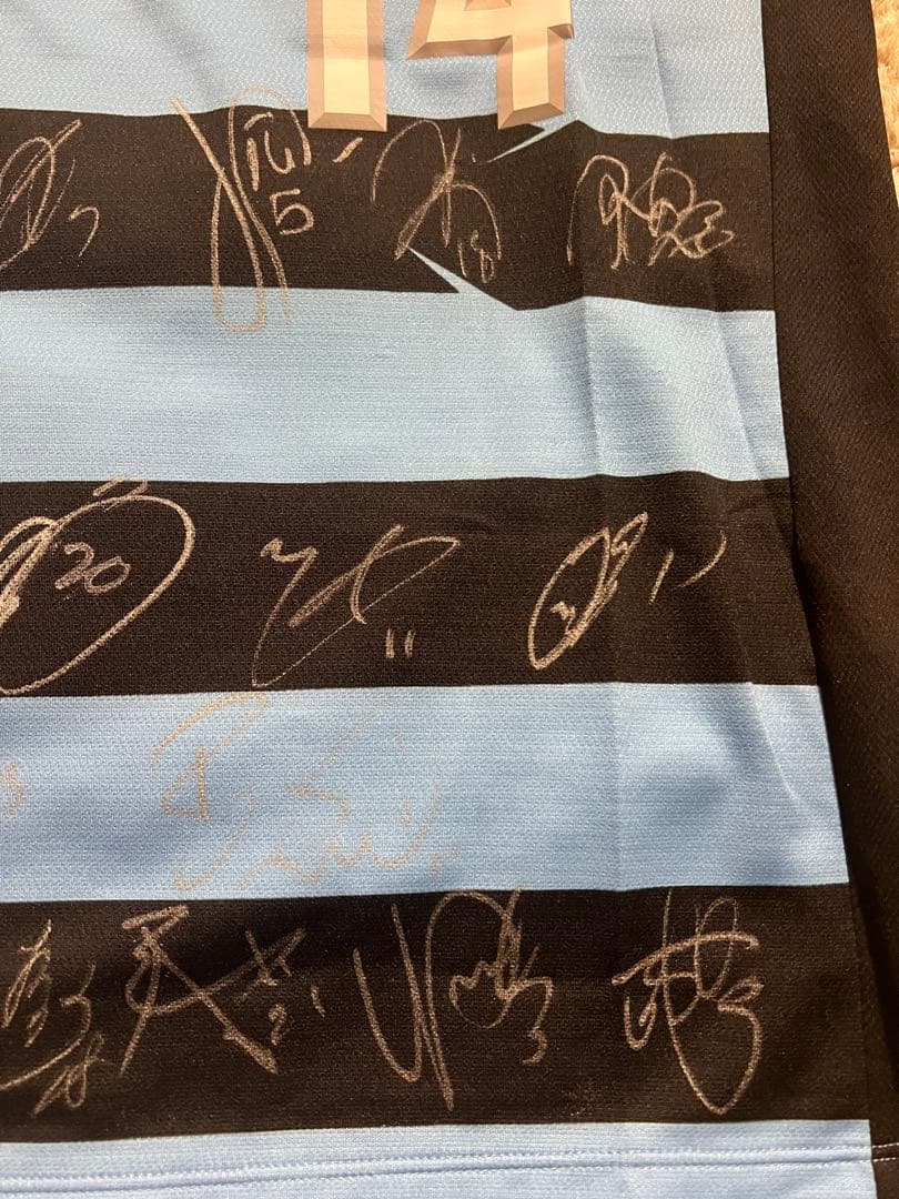 川崎フロンターレ サイン入りジャージ　PUMA Jリーグ　中村憲剛