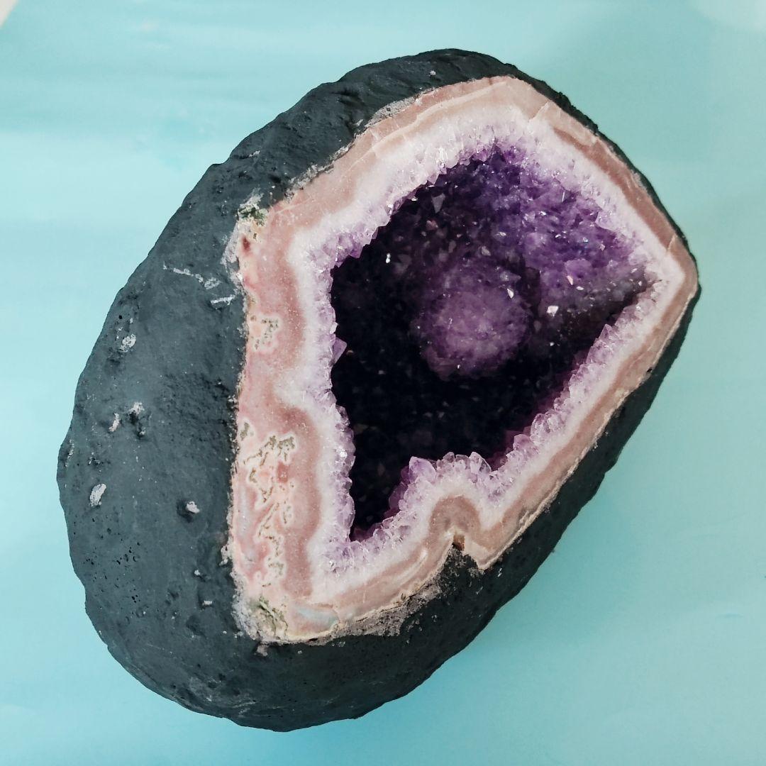 パワーストーン　天然石　アメジスト　ドーム　2.9kg　No.801