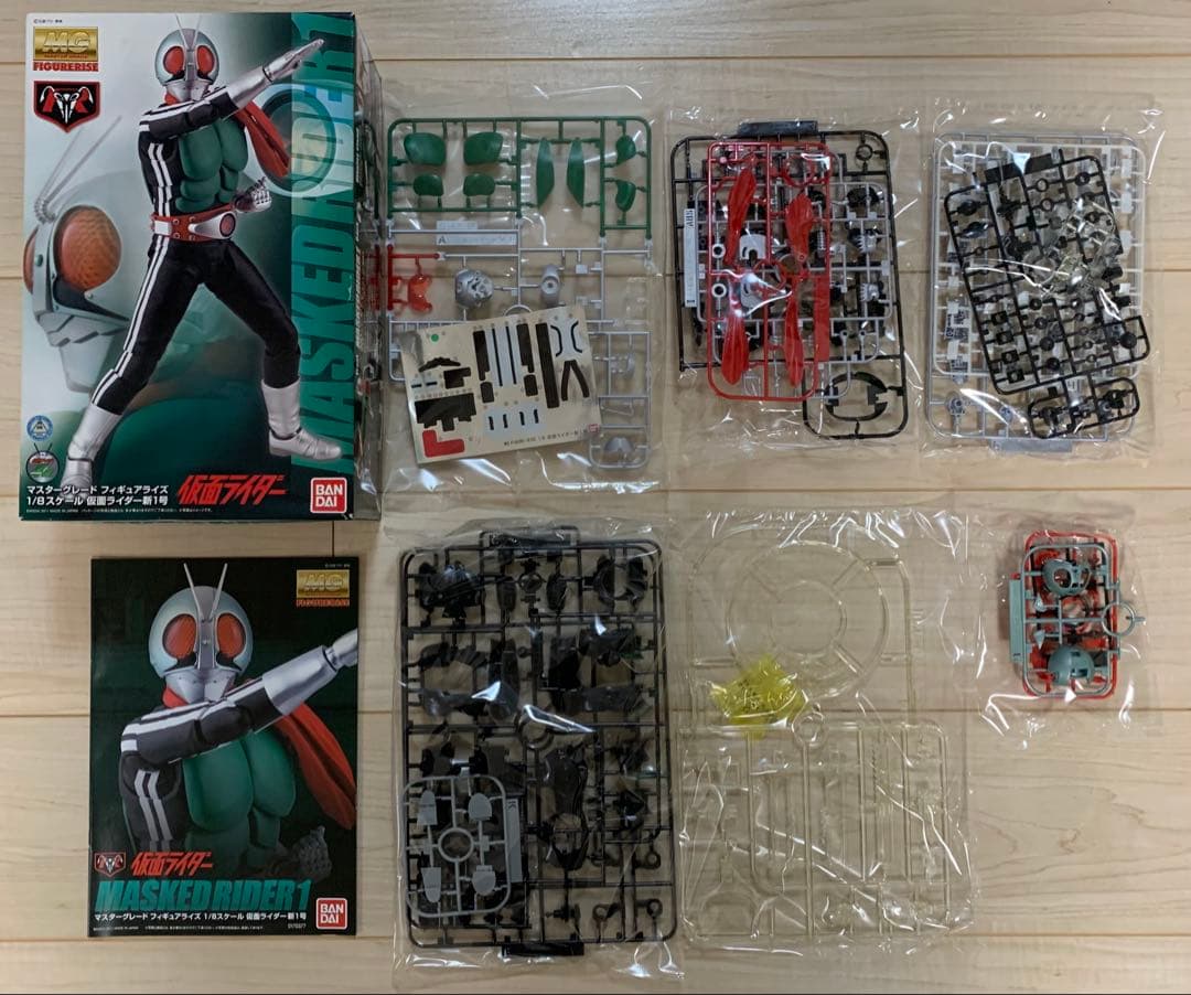 仮面ライダープラモデル　まとめ売り9点セット