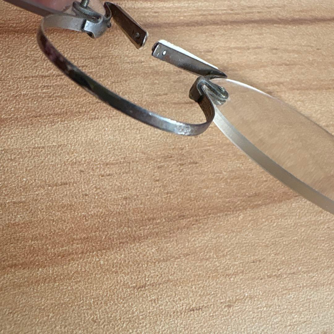 Cブリッジ型　古いフィンチ眼鏡