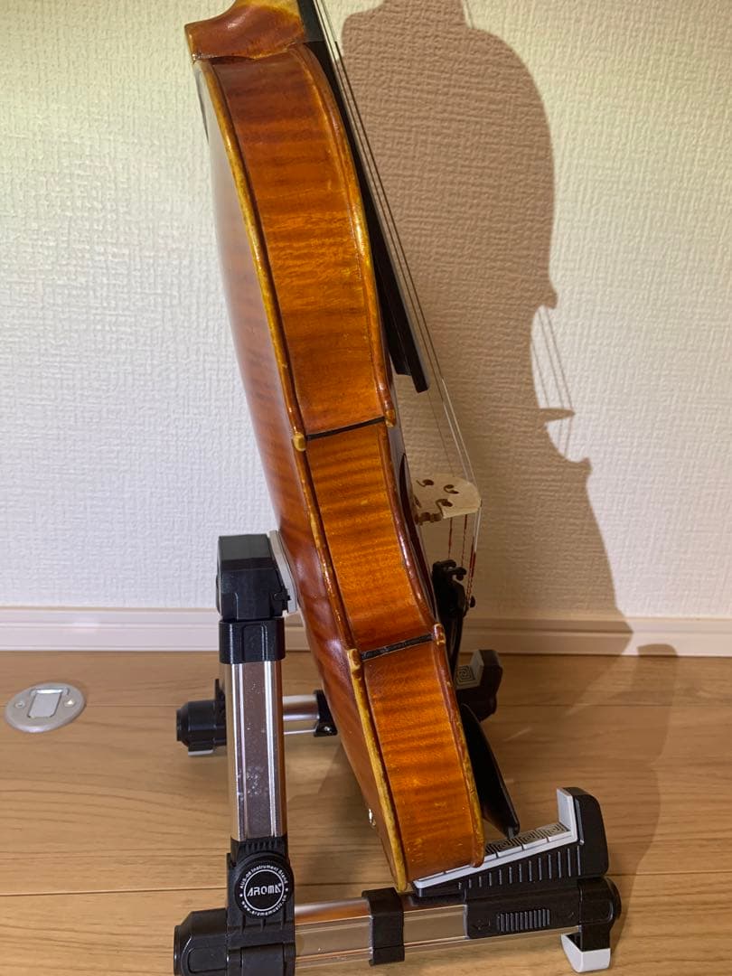 鑑定書　モダンフランス　4/4バイオリン Maurice Rougier 虎杢