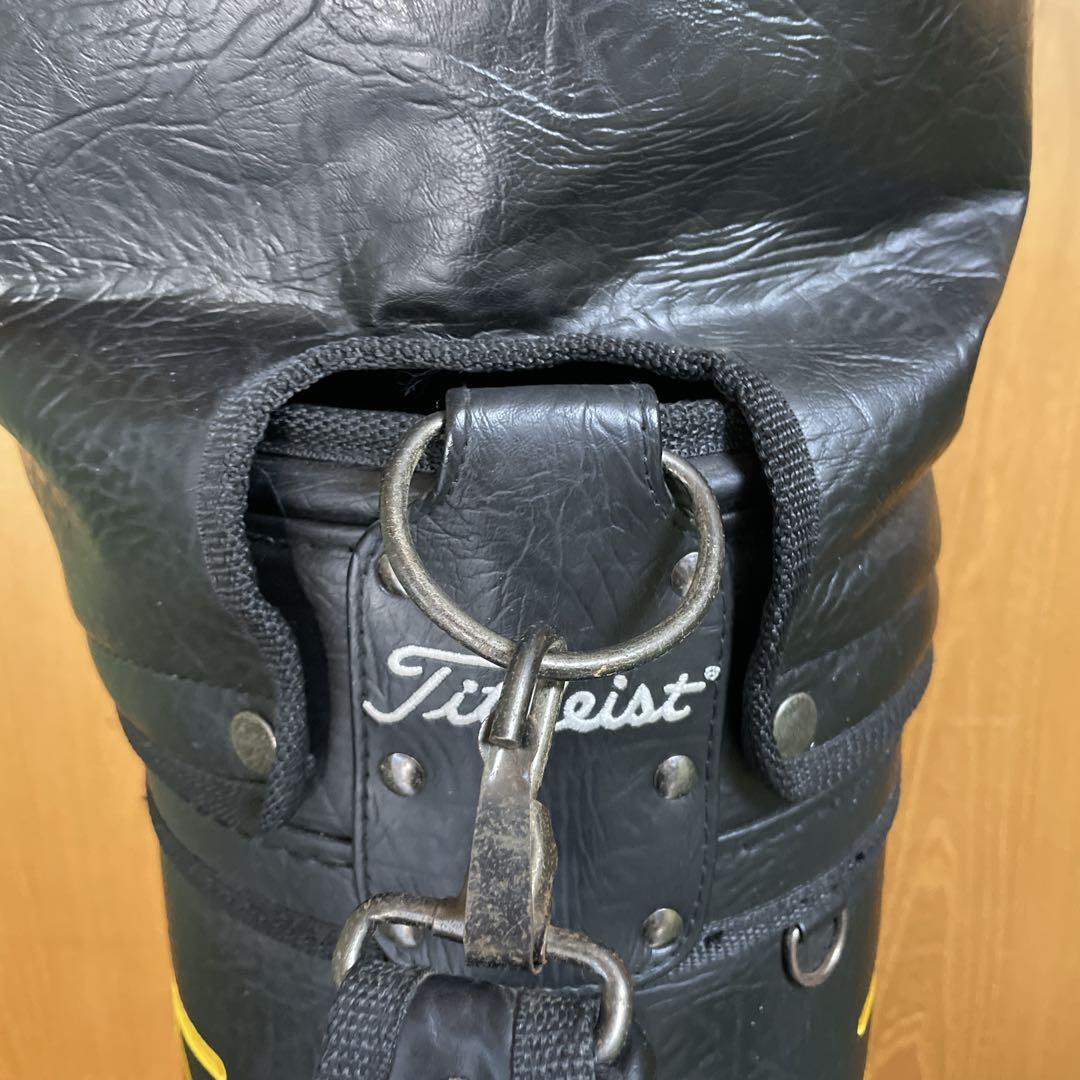 タイトリスト DCI キャディバッグ　合皮　ブラック&ホワイト　ゴルフバッグ