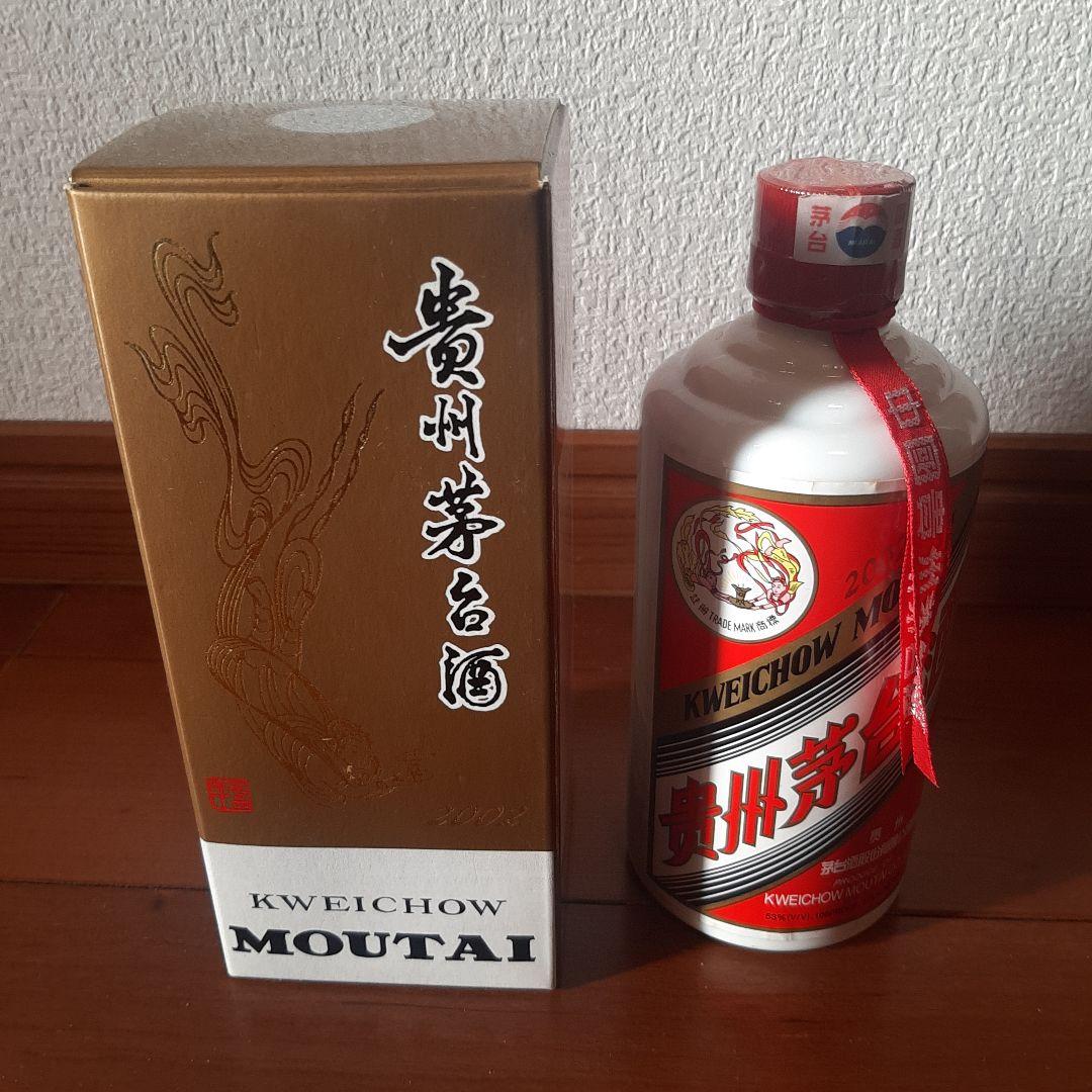 2002年製　中国貴州茅台酒・希少飛天商標・53% 375ml