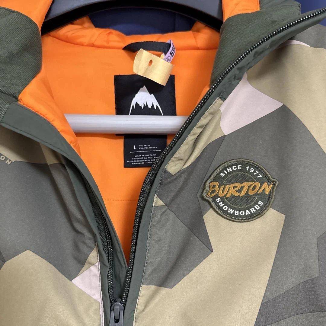 BURTON スノーウェア　迷彩　Lサイズ