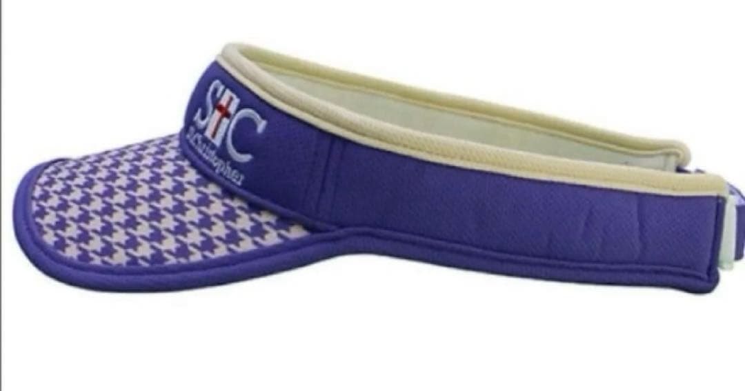 No.36 セントクリストファー ピエドブル柄が可愛いサンバイザー☆アイリス☆