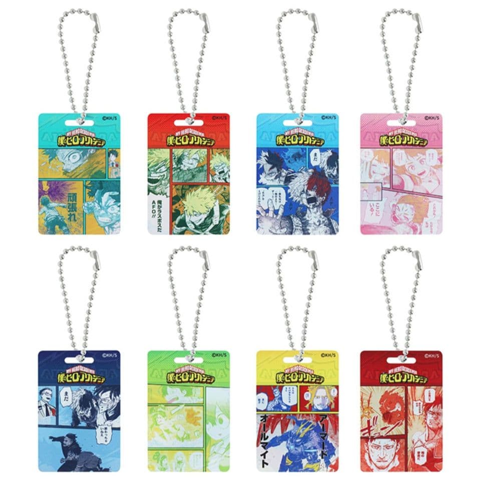 ジャンフェス2026抽選販売 ヒロアカ　パッケージ風キーチェーン未開封8個セット