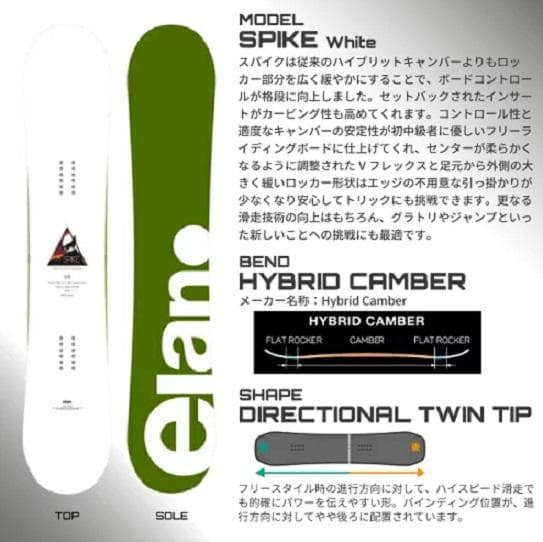 定価￥70400 59%off 2025 ELAN エラン SPIKE 155