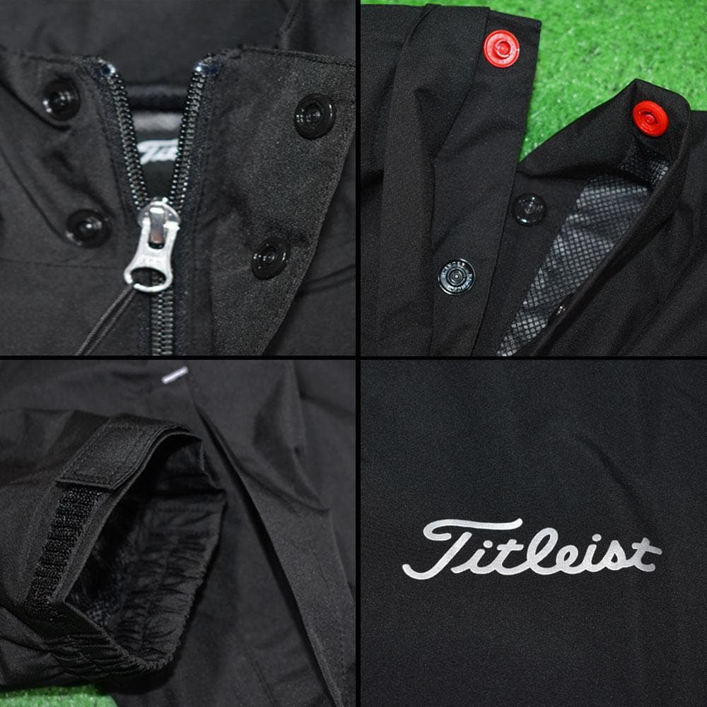 Titleist/タイトリスト ゴルフ 防風レインスーツ【ブラック/L】新品！