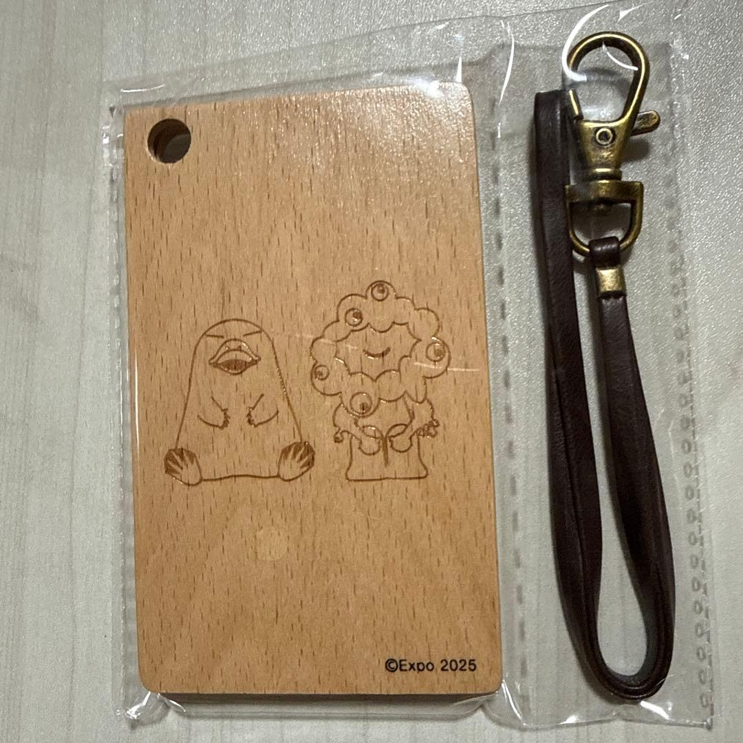 【新品】万博限定　ICOCA＋合皮パスケース　＋木製パスケースの３点セット