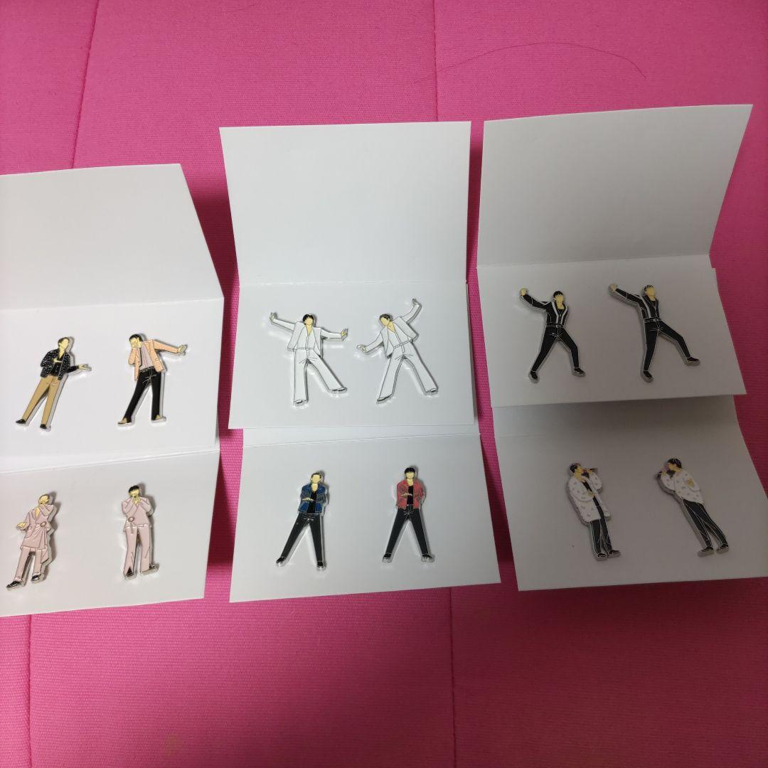 東方神起　ニコイチピンバッジ 6個セット