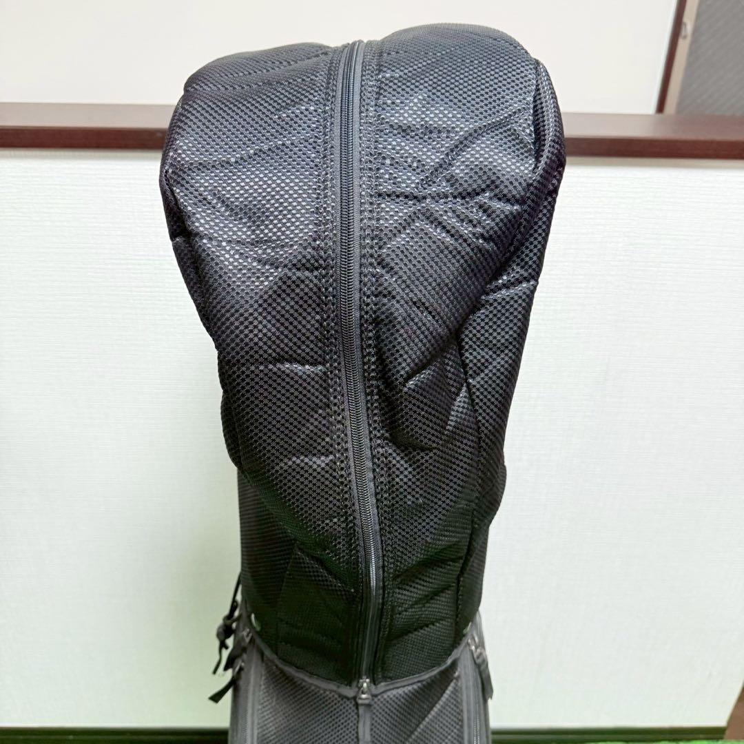 【希少・美品】NIKE ナイキ キャディバッグ ゴールドロゴ フード付