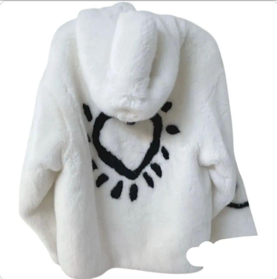 JSB　ファーパーカー　ファージャケット　ホワイト