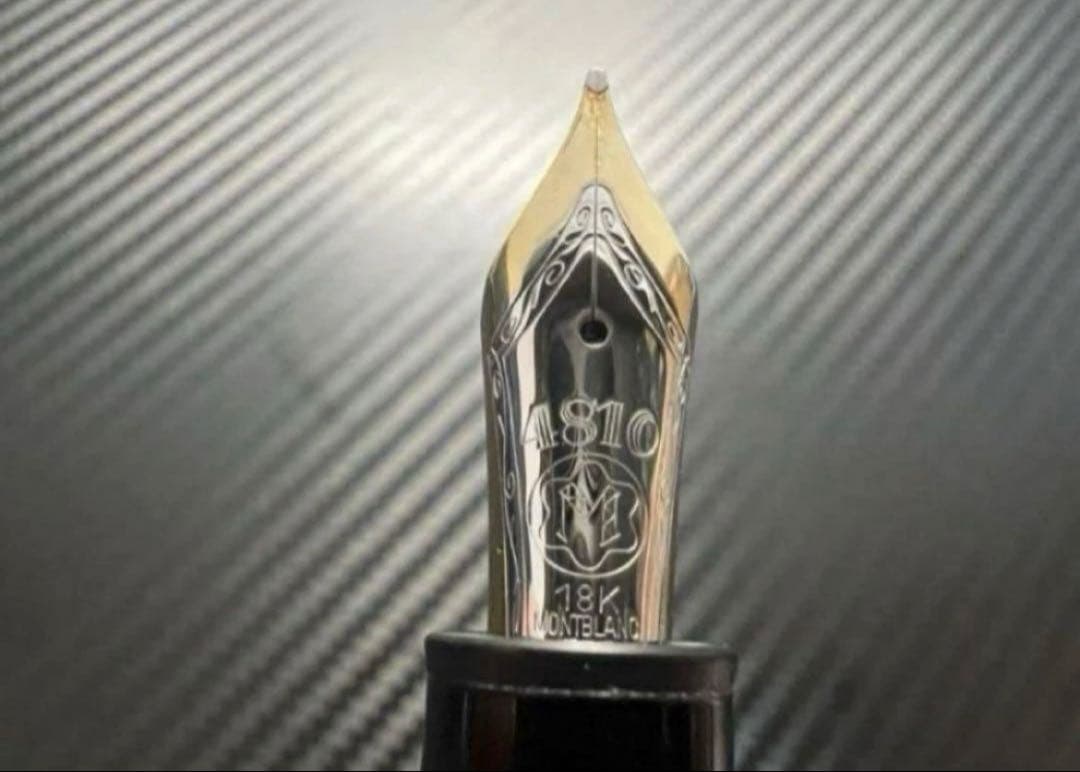 未使用品 モンブラン ソリテール ル・グラン 146 M 中字カーボン 万年筆