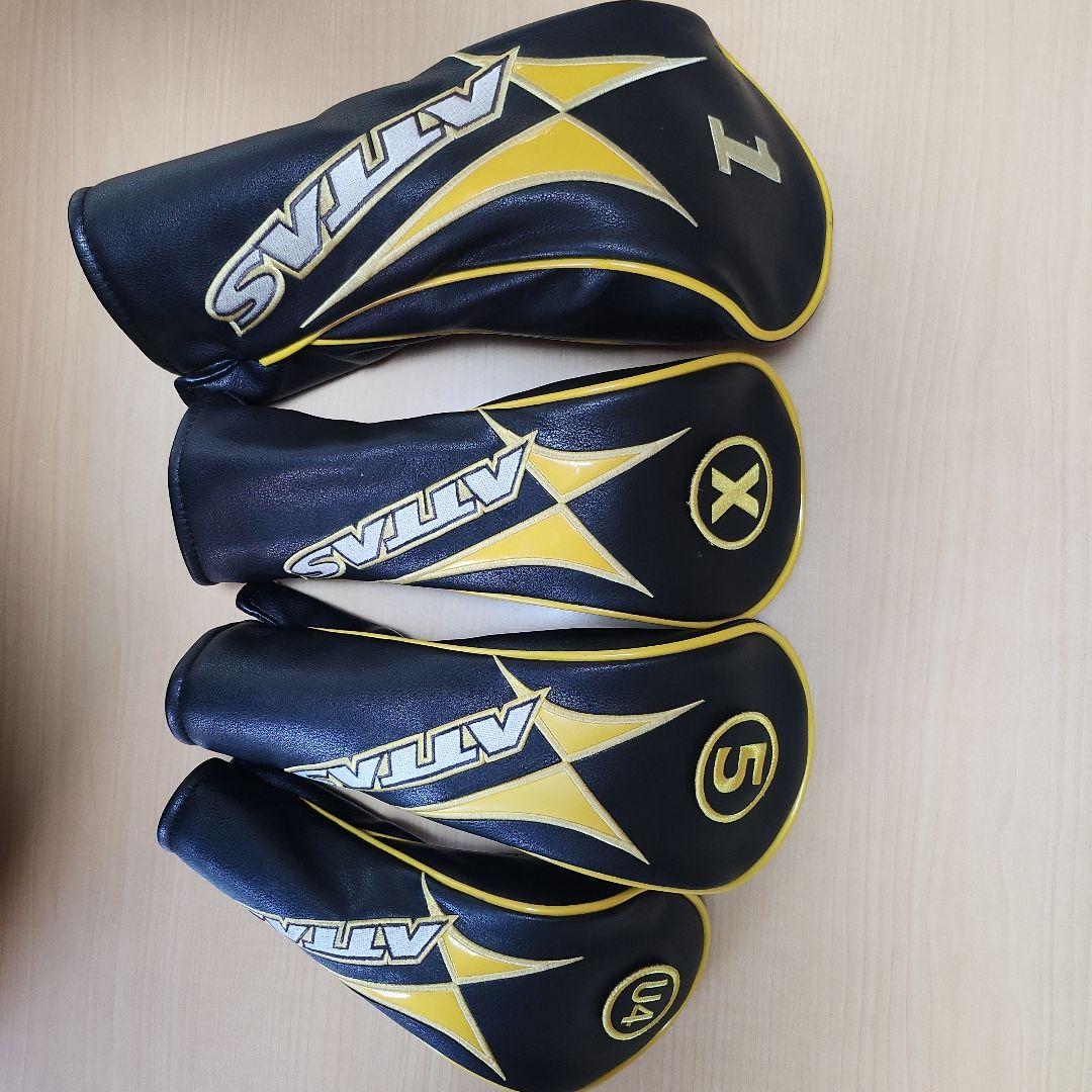 ATTAS キャディバッグ 黒/黄色 UST Mamiya