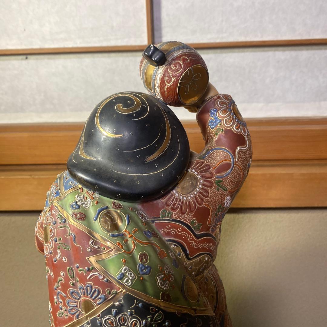 古九谷焼　大黒天置物