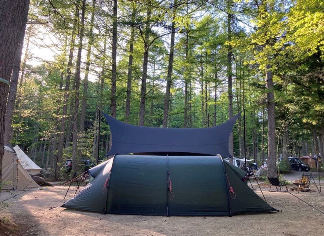 Hilleberg KERON3 GREEN フットプリント付き