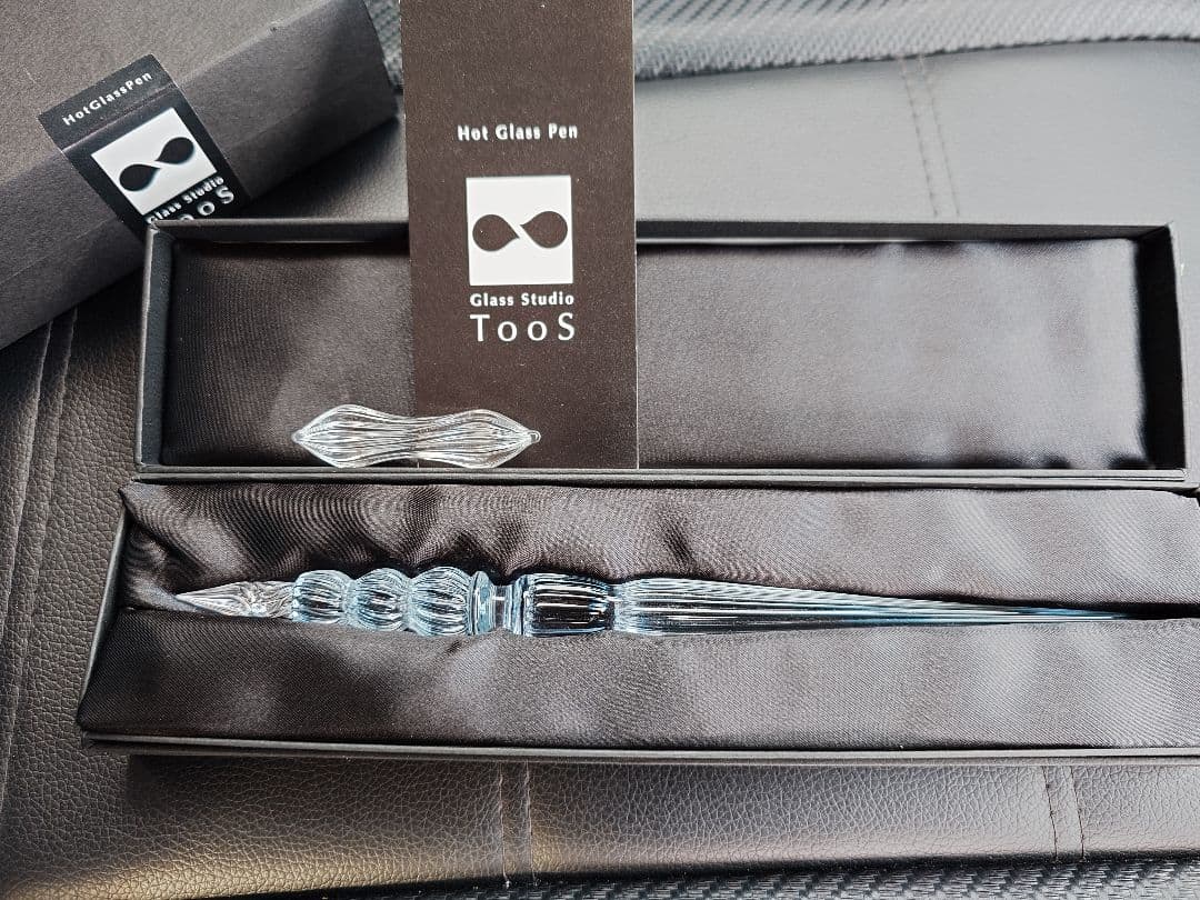 glass studio toos ガラスペン　ペンレスト　クラシックブルー