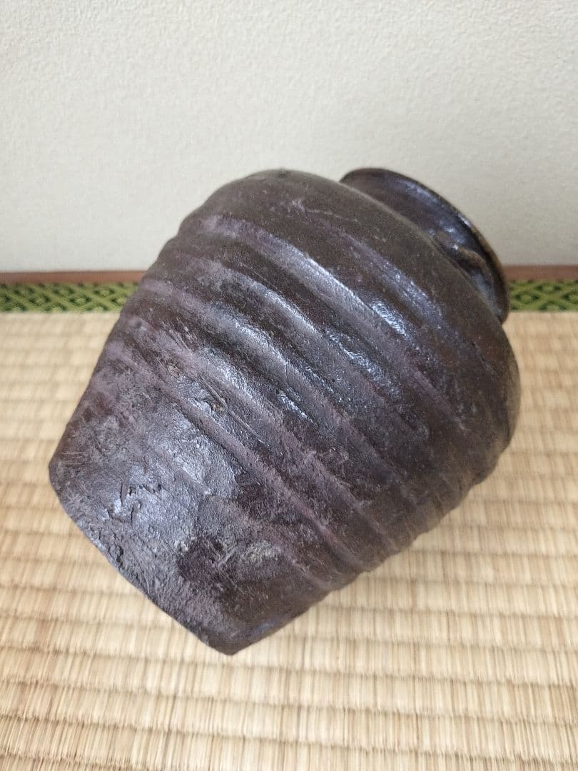 古備前三耳壷室町時代