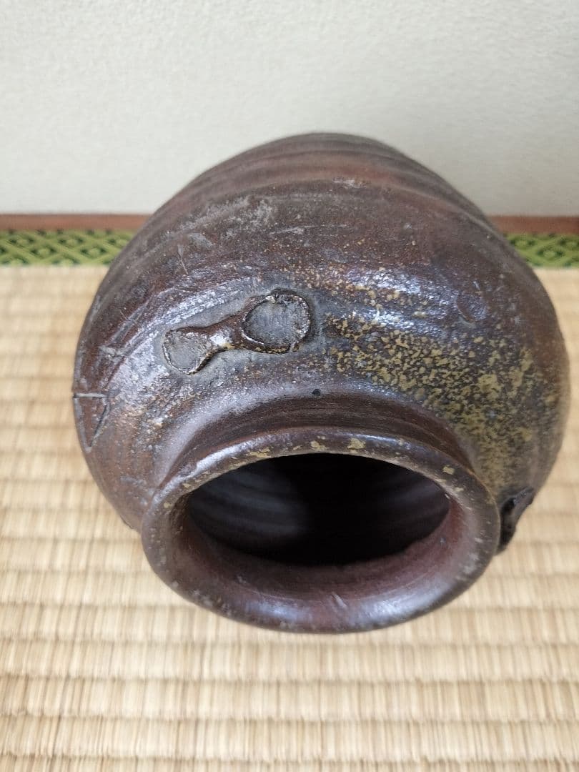 古備前三耳壷室町時代