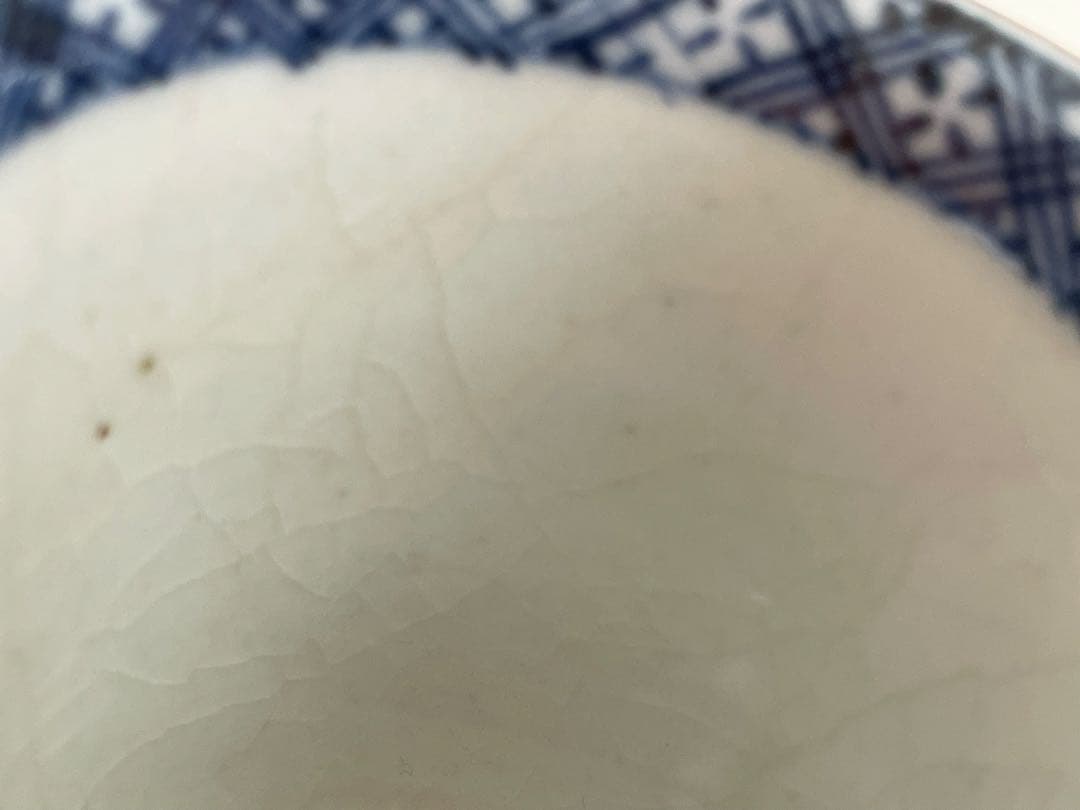 骨董　アンティーク　古伊万里　大聖寺伊万里　色絵　唐草鯉図　筒盃　猪口　五客