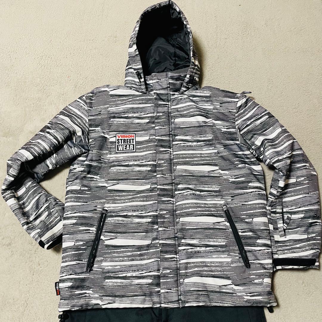 ✨美品✨VISION STREET WEAR スノボウェア 上下セット LL