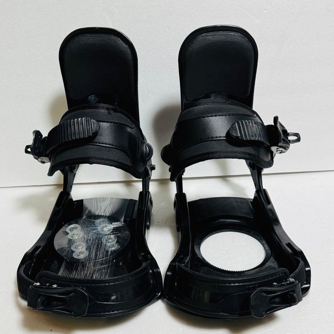 MLサイズ スノーボード ビンディング黒色ブラック初心者メンズ格安激安特価