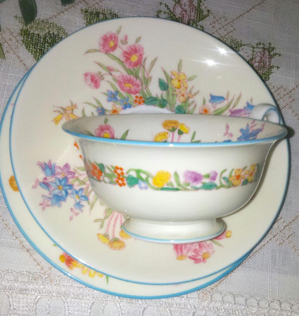 ウェッジウッド プレーリーフラワー トリオ ヴィンテージ