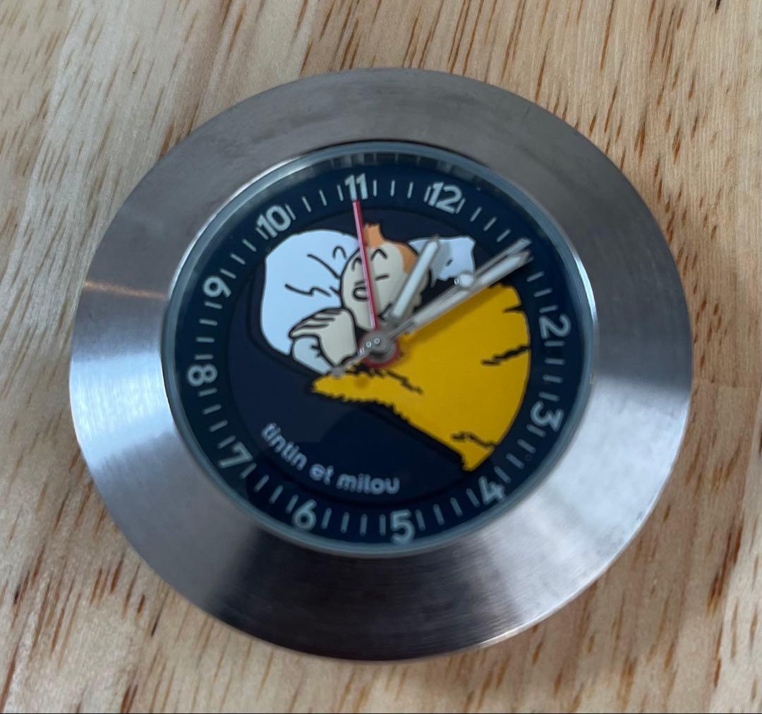 TINTIN タンタンの冒険 置き時計