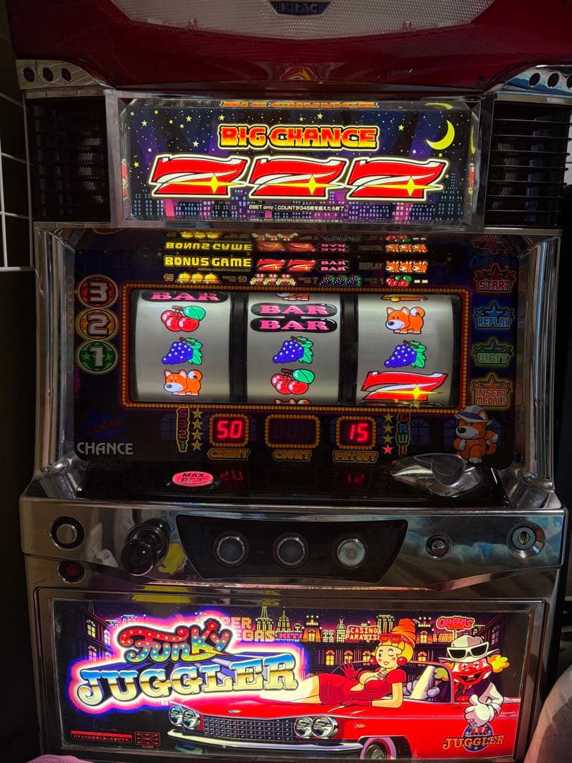 ファンキージャグラー実機 不要機付