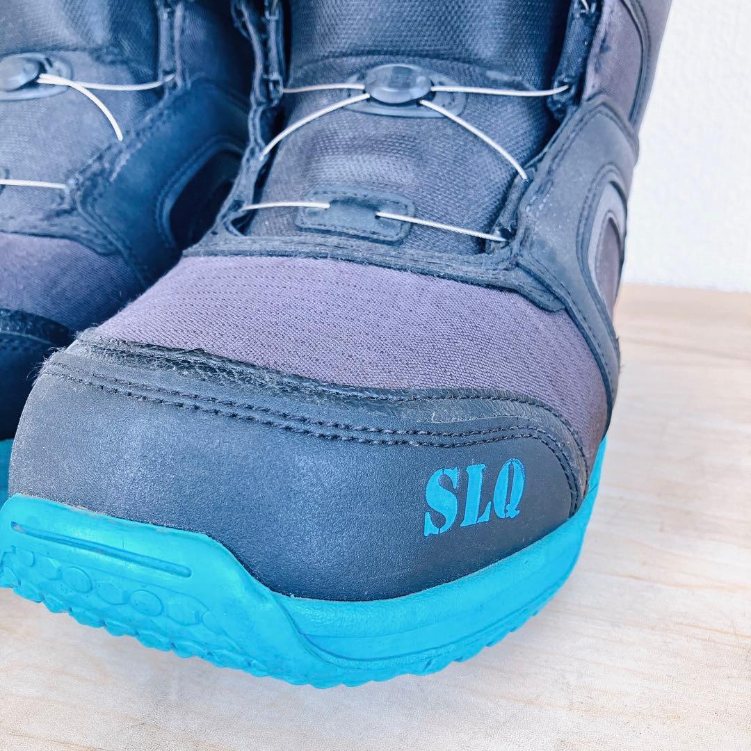 SLQ スノーボードブーツ BOA ダイヤル式 27.0 27.5 メンズ 黒