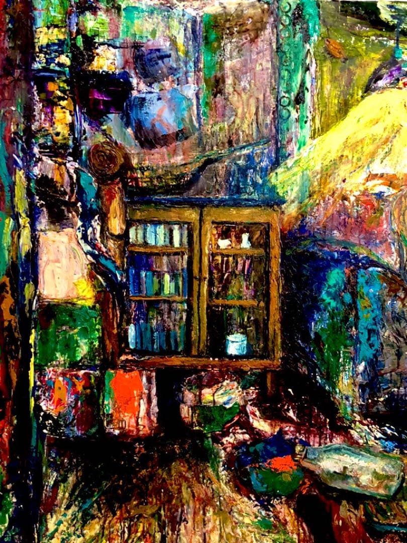 絵画　一点物　F50号油絵　micchan作