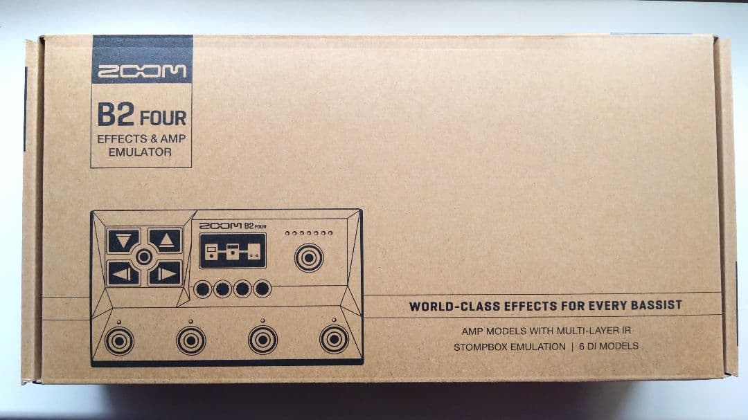 ZOOM B2 FOUR ベース用マルチエフェクター
