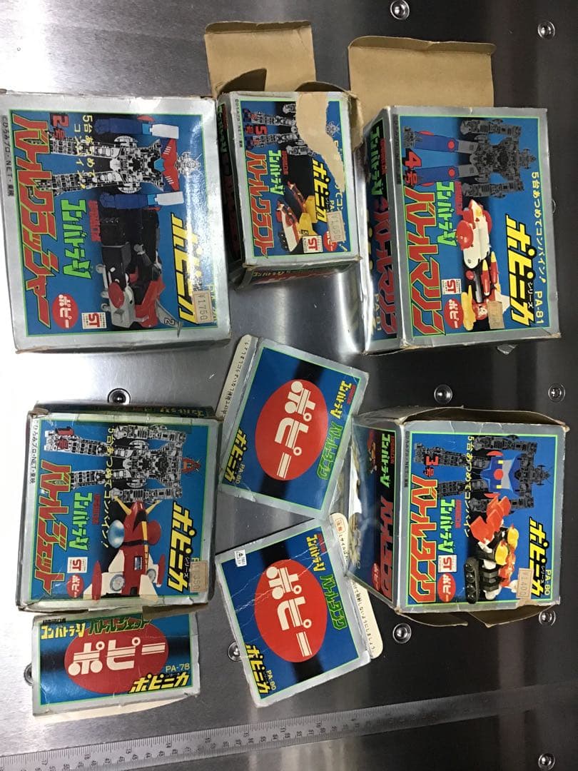 ポピニカ　コンバトラーV 合体超合金　５台セット　当時物