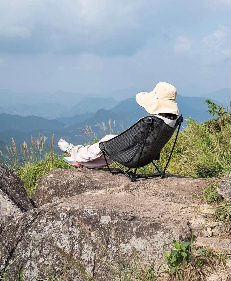 新品2個セット‼️iClimb✨ローチェア　超軽量 収納バッグ　耐荷重120kg