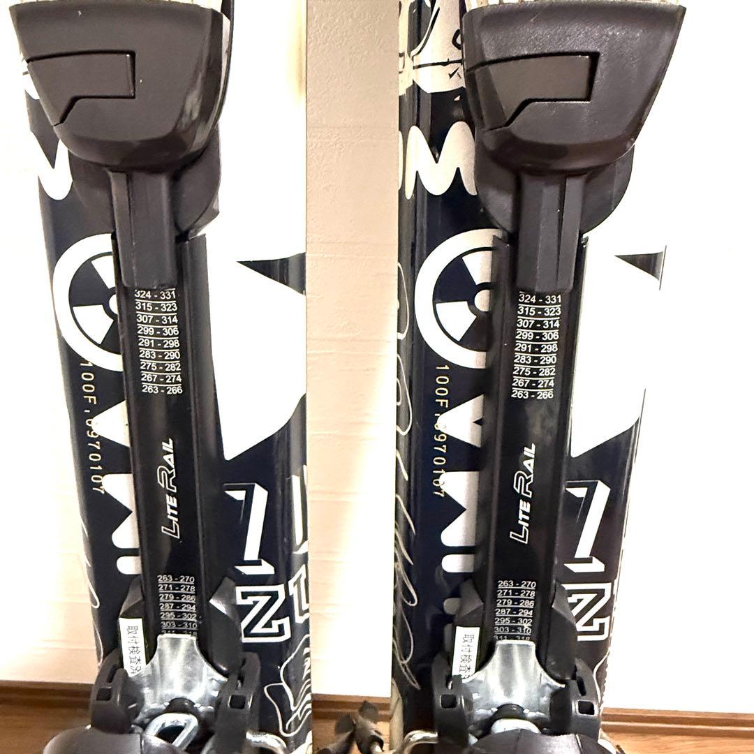 ZUMA ショートスキー 100cm ビンディング調整可 初心者OK