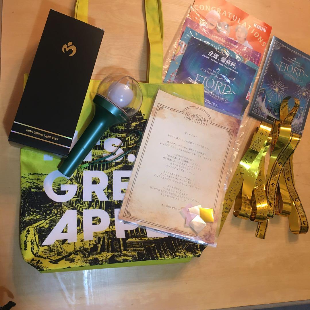 Mrs. GREEN APPLE バベルの塔トートバッグとペンライトセット等