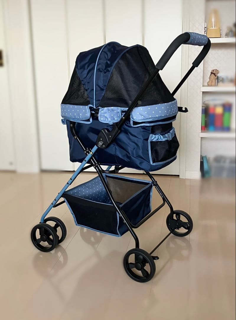 Richell ペットカート エルフィ ブルー