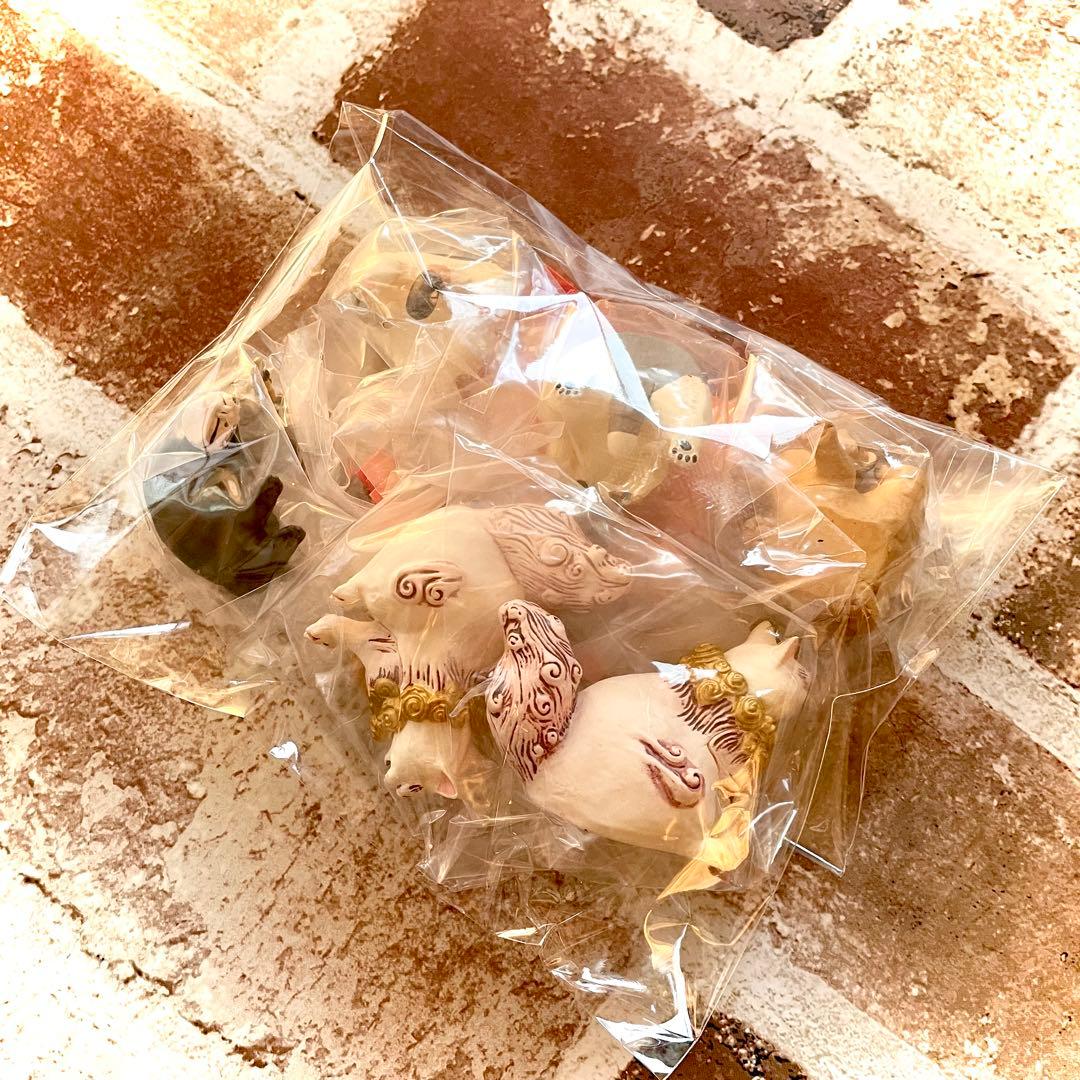 【全6種】ATC 白亜器の猫フィギュアマスコット2 ガチャねこフィギュアシーサー