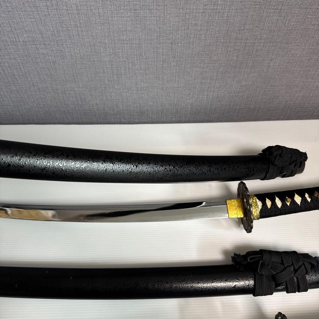 模造刀 黒石目　大小セット