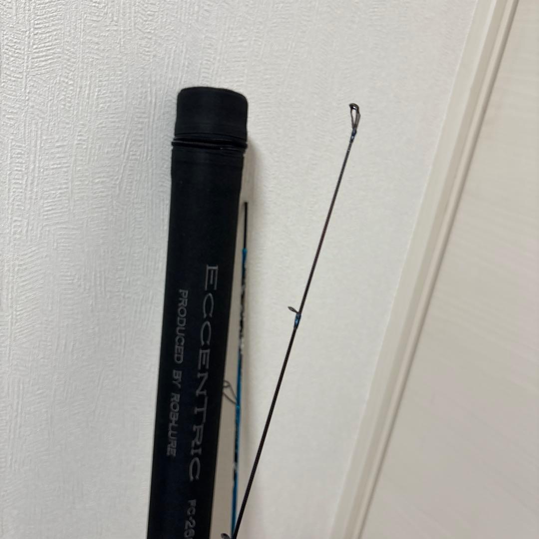 希少ROB LURE ロブルアーエキセントリック　武蔵屋謹製　箔押し加工ロッド
