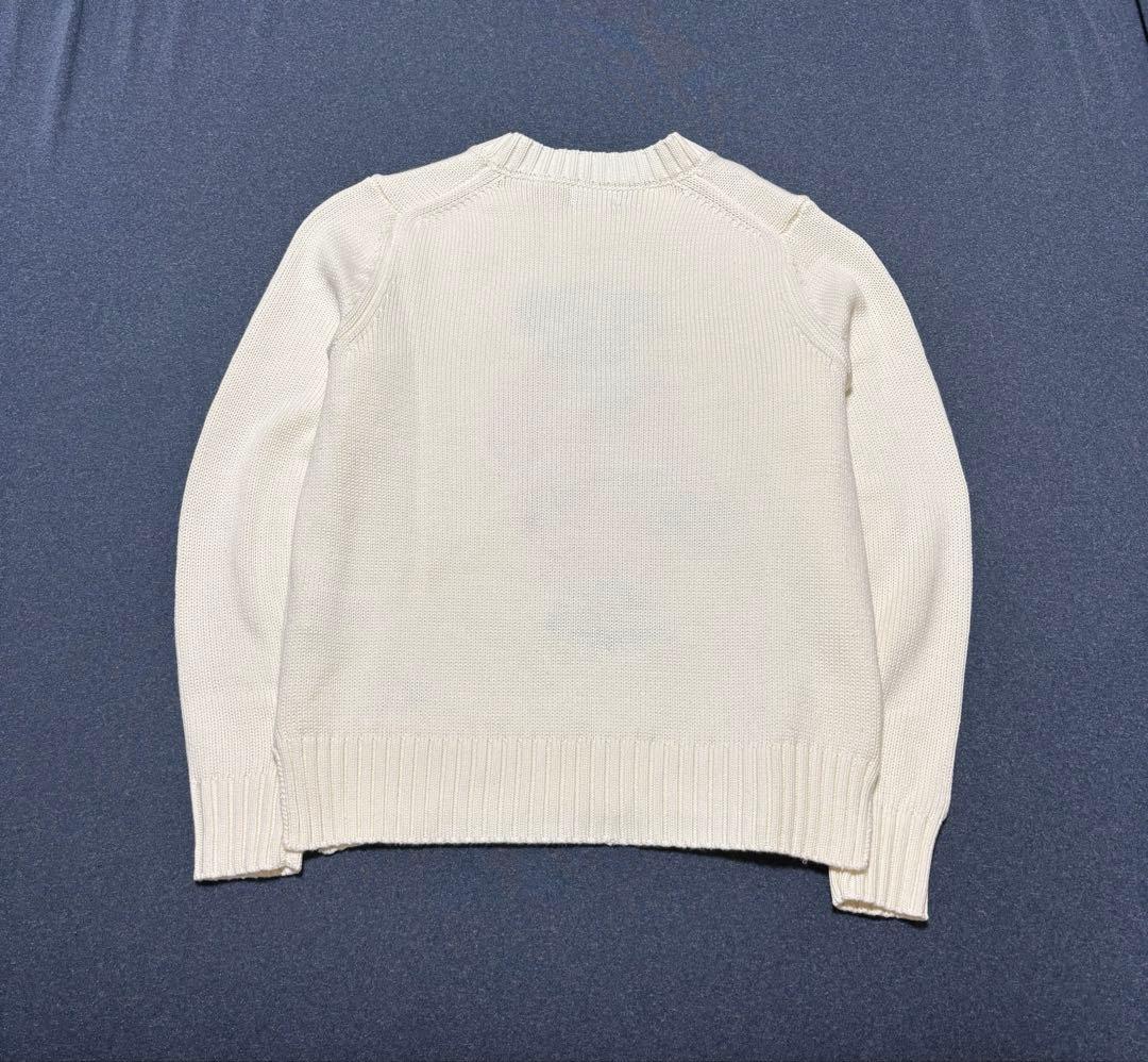 新品タグ付　ポロベア コットンセーター ポロラルフローレン 綿100 刺繍 S