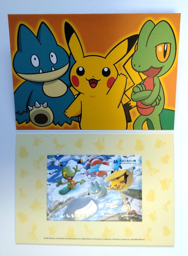 ポケモンセンターヨコハマ オープン記念 パスネット 台紙付き