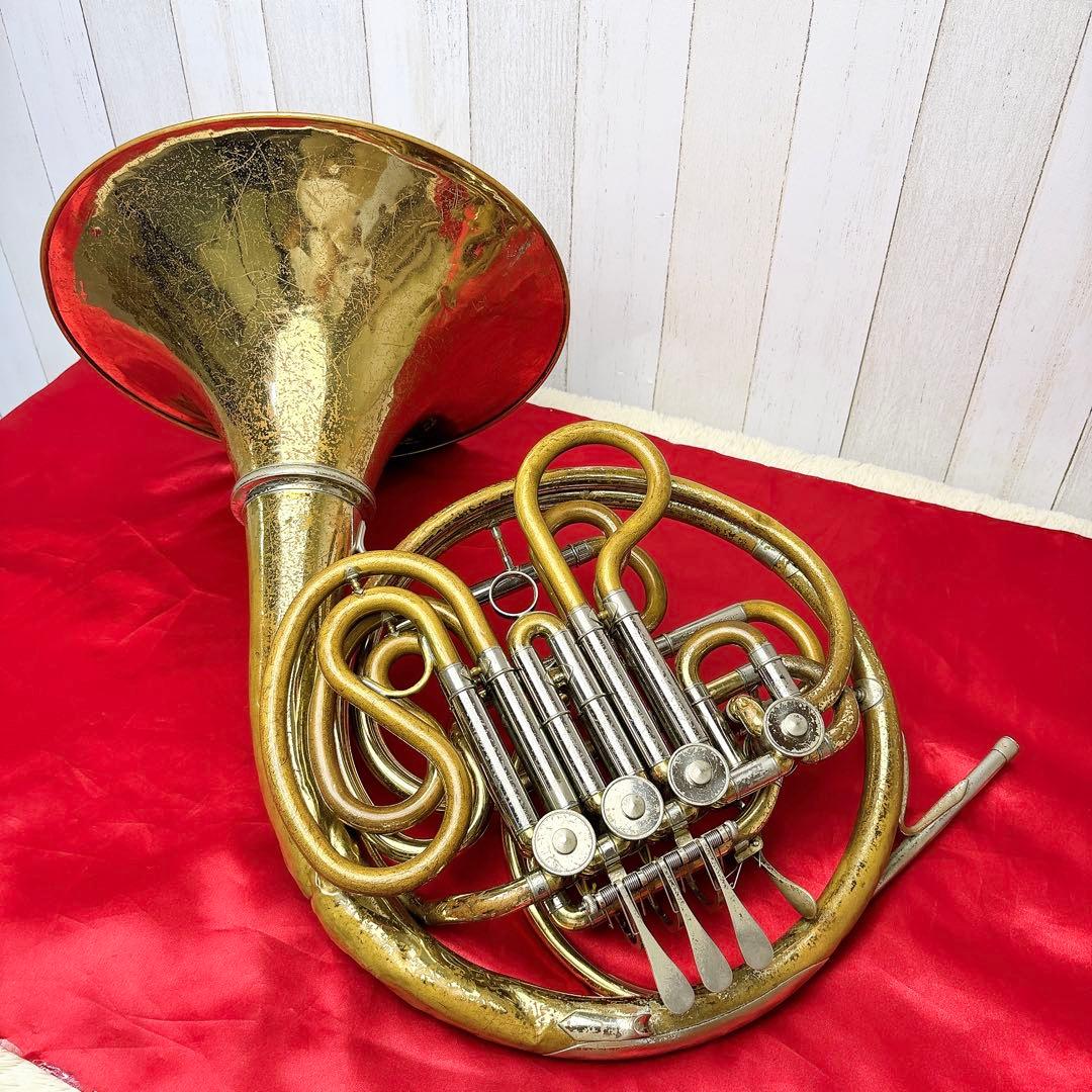 （訳あり）YAMAHA ヤマハ YHR-764 フルダブルホルン マウスピース付