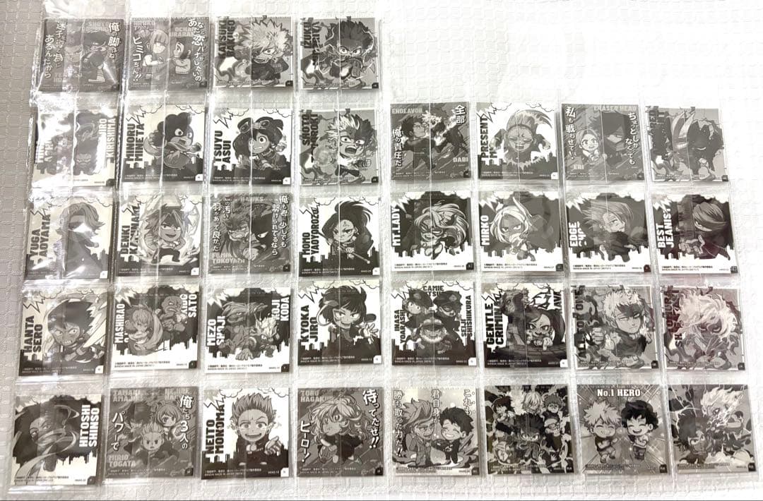 僕のヒーローアカデミア ヒロアカ ウルトラシールウエハース5 全種コンプ36枚①