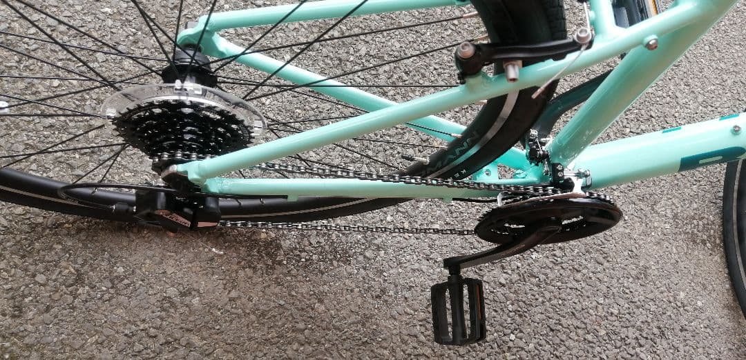 Bianchi c sport 1クロスバイク【未使用室内保管】直接渡し＋ライト