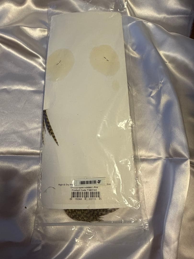 Whiting フライマテリアル HI&Dry ゴールデンオリーブ