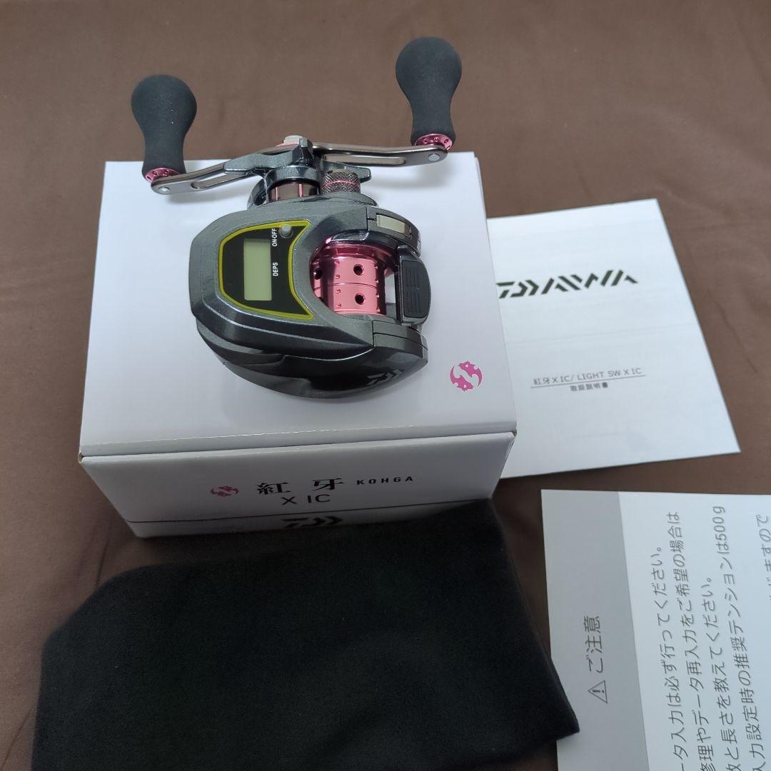 ダイワ 19 紅牙 X IC カウンター付き小型両軸リール