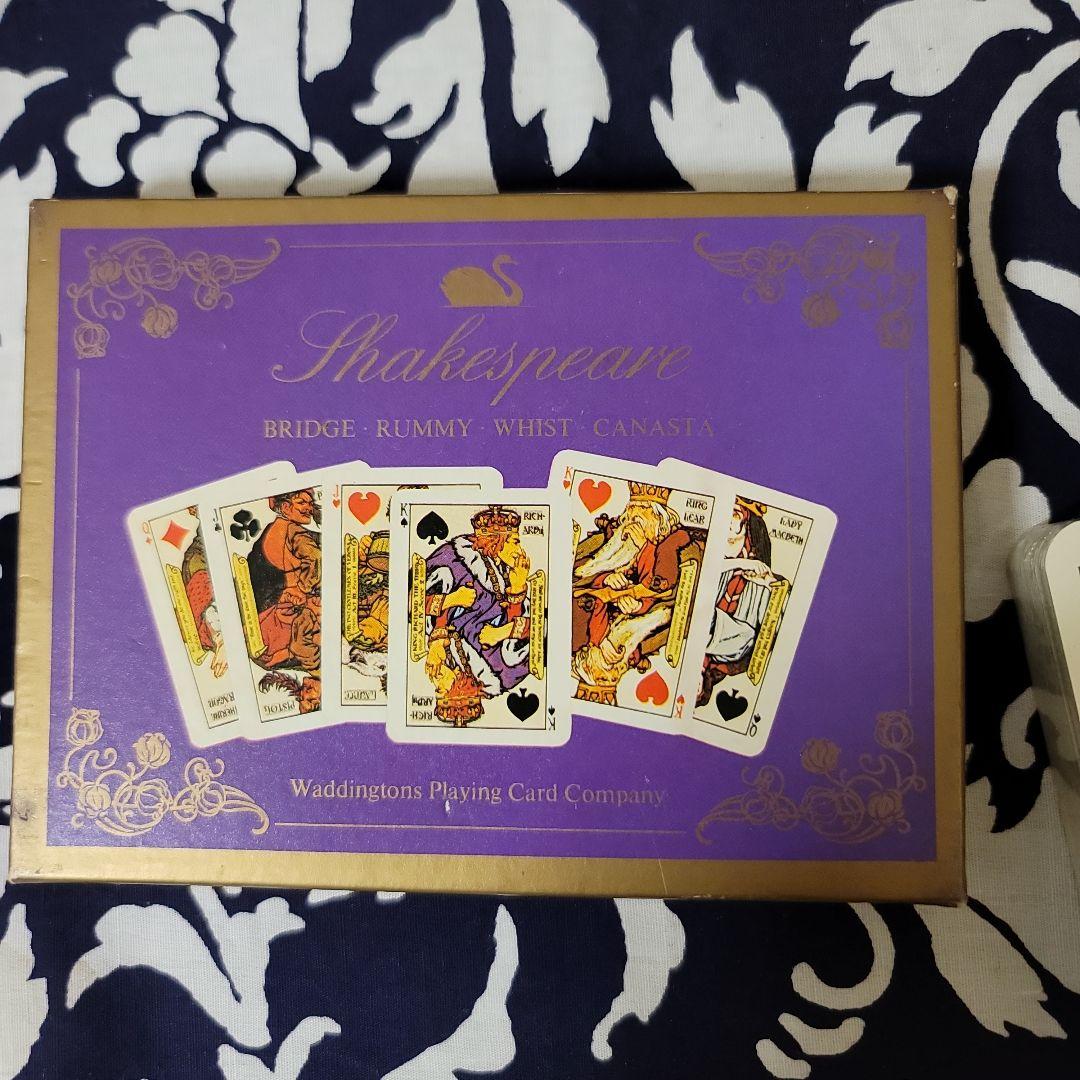 【クラシカルな絶版トランプ】 シェイクスピア ダブル