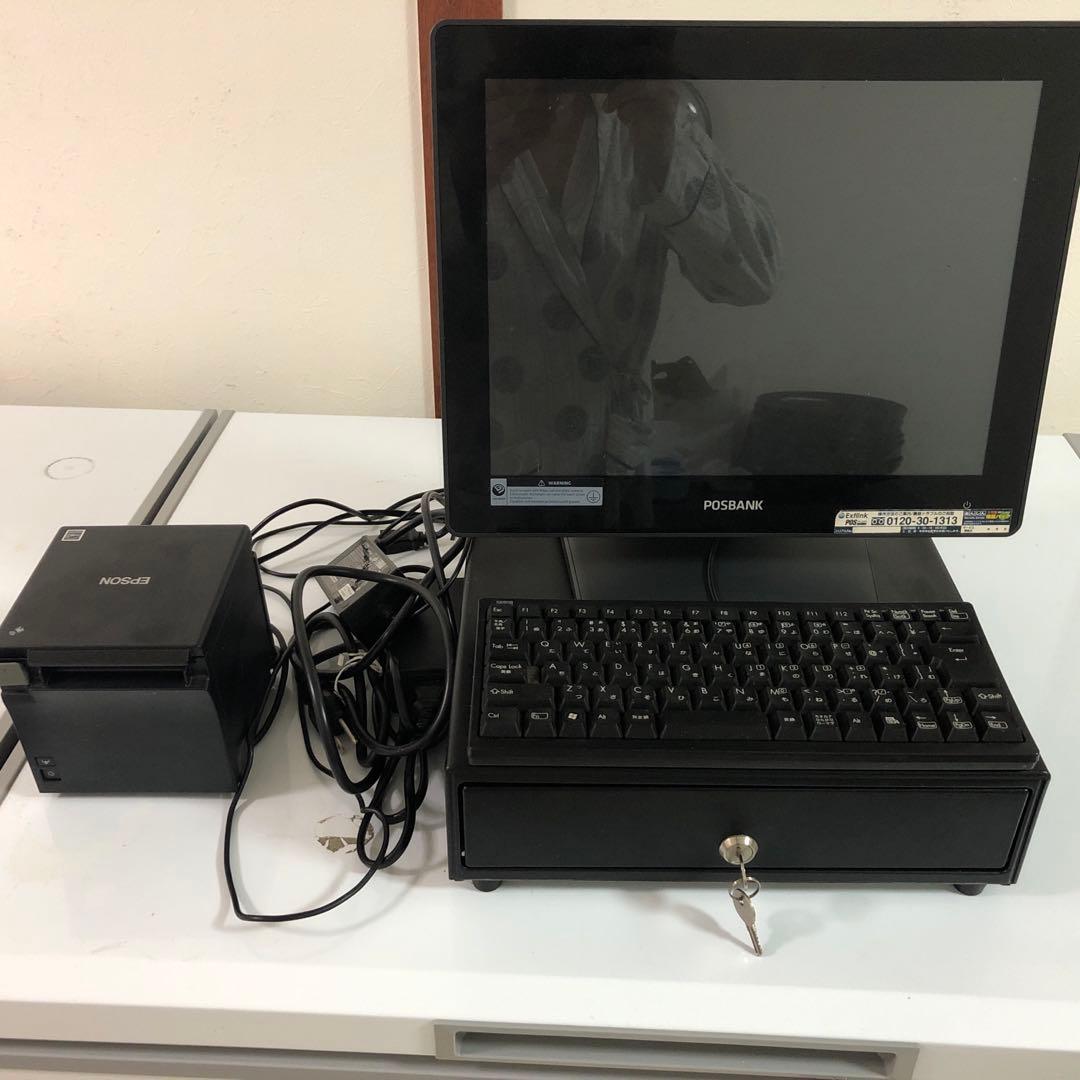 中古⚪️PosBank. Epson EX-INK レジスター レシートプリンター